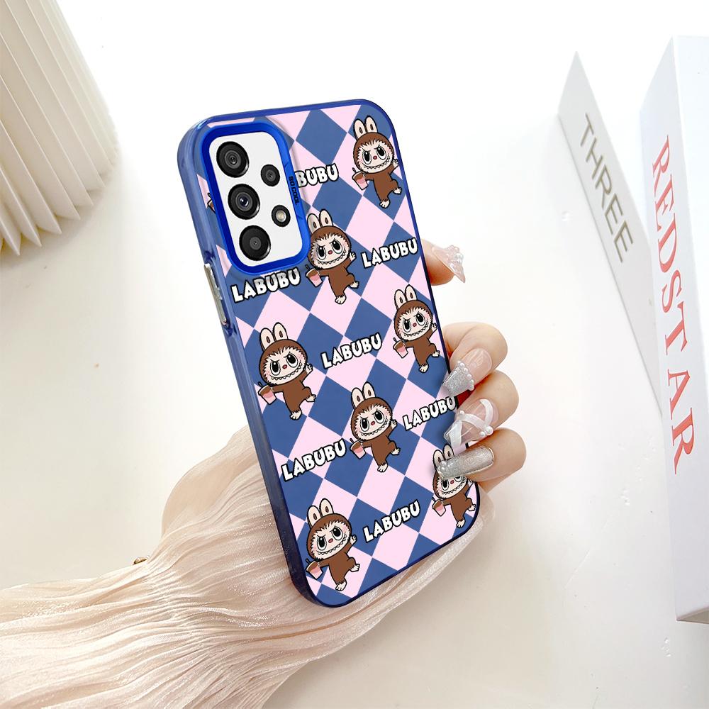 Окрашенный узор, цветной серебристый, двухсторонний, жесткий, противоударный чехол для телефона Samsung