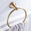 Bathroom Towel Holder, Black Brass Wall Mounted Round Antique Brass Towel Ring Towel Holder Classic Bathroom Accessories
