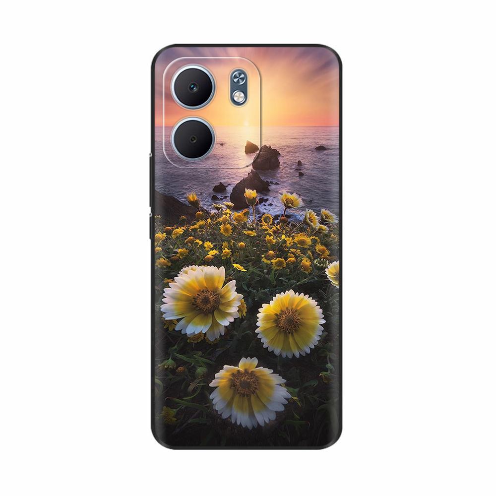 Phone Case For OPPO A5x Case 2025 Cute Painted Soft Black TPU Silicone Bumper Cover For OPPO A5x 4G 5G oppoA5X Cases Funda Coque