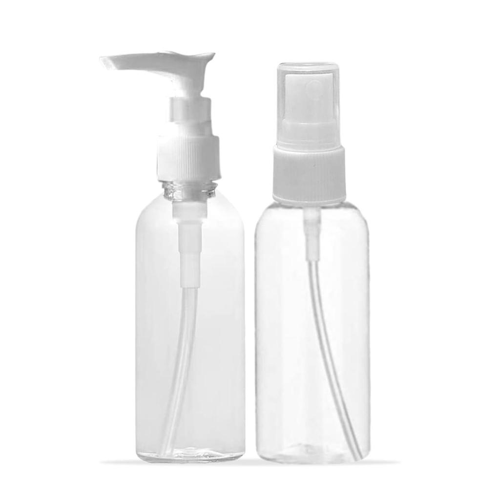 Travel Bottles Kit, Portable Refillable Toiletry Containers Set, Leak Proof Cosmetic Containers for Lotion, Shampoo