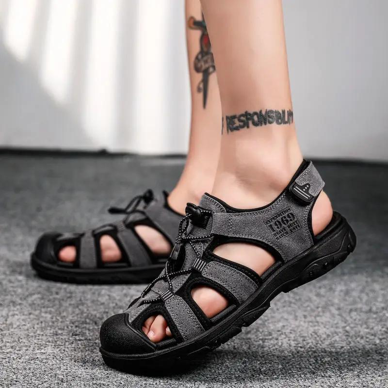 С платформой дышащие мужские сандалии беговые высокие спортивные туфли для мужчин высокое качество роскошь 2024 новый дизайн летняя распродажа повседневный