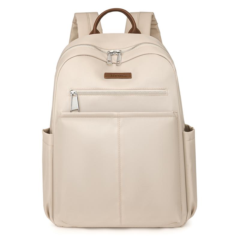 Solid Color Women's Large Capacity Backpack Commuter Travel Backpack