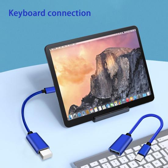 Адаптер USB C к USB Тип C OTG Кабель USB C «папа» к USB 2.0 «мама» Кабель-адаптер для офиса