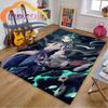 Обои для рабочего стола Cartoon Adventure game carpet3D Print Genshin Impact Floor Mat Living Room Carpet Soft Flannel Play