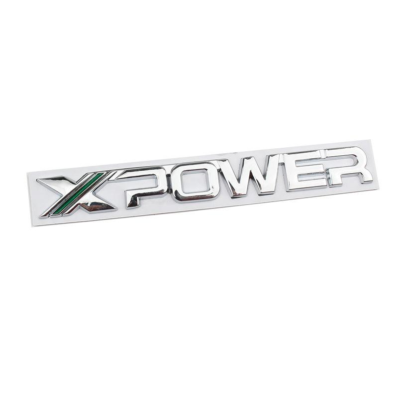 Car Modification MG6X-POWER Car Logo X Logo Metal Body Side Standard Installation Suitable for MG 6/5