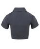 Well Shirt In Grey от PLASMA SPHERE (Укороченная рубашка на молнии)