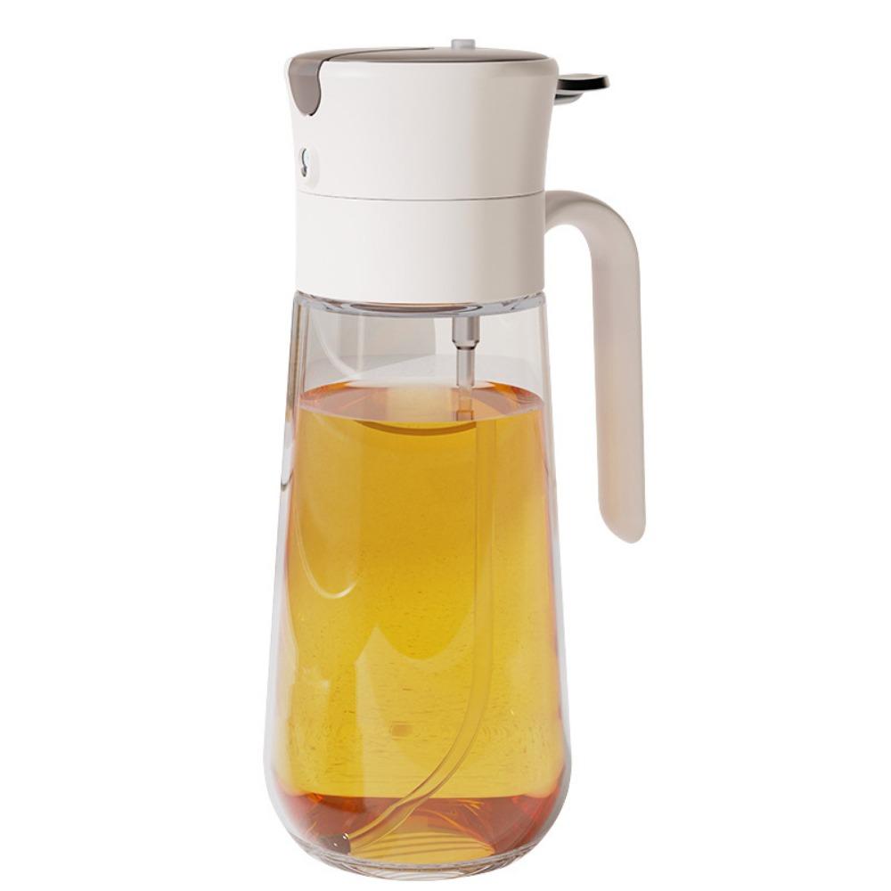 Leakproof 2 in1 Oil Sprayer Food Grade Glass Sauce Seasoning Container Oil Spray Bottle Air Fryer