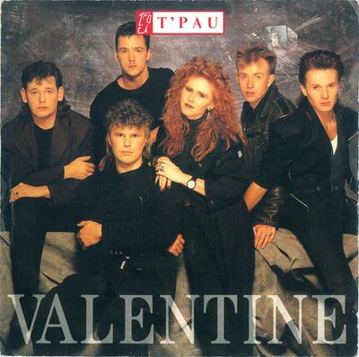 7-дюймовая пластинка T'PAU - Valentine SRN69 Сирена 1988 Великобритания Рок Б/У
