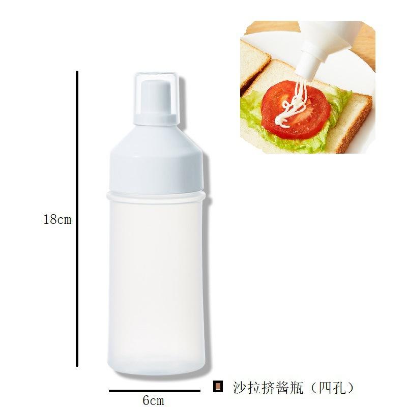 250~500ml Condiment Squeeze Bottles Kitchen Sauces Olive Oil Bottle Oil Cruet Ketchup Mustard Mayo Dispenser Kitchen Accessories
