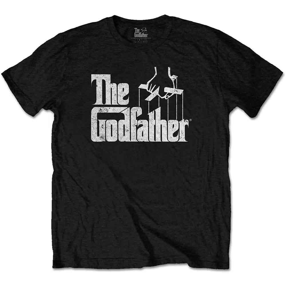 The Godfather T Shirt Movie Logo White new Official Mens Black