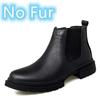 Genuine Leather Men Chelsea Boots Wedding Dress Shoes for Male Formal Business Men's Ankle Boots Winter Handmade Warm Footwear