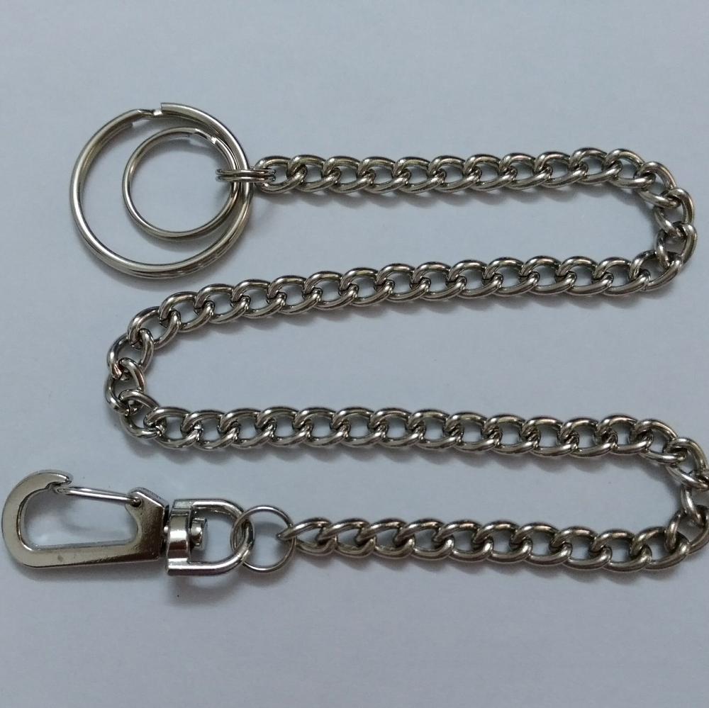 Metal Rock Punk Key Chains Clip Pants KeyChain Wallet Chain Belt Wallet Belt Chain