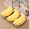 12cm Creative Kawaii Banana Dog Plush Pendant Soft Down Cotton Cartoon Keychain Backpack Decoration Girls Gifts