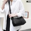 Textured soft leather women's shoulder bag fashion high simple temperament women's messenger bag women's large-capacity mother bag