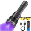 Alonefire SV43 36W Ultraviolet Black Light, Powerful UV LED Light with 365nm Wavelength, USB C-Type Rechargeable, Anisakis Light, Reverse Charging,