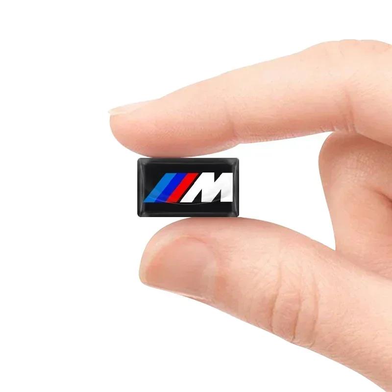 UUHZ2 E46 New For BMW 2/5/10Pcs Carbon Fiber Steering Wheel Car Emblem 3D Stickers For BMW F30 F10 E90 F20 E46 E60 E70 E39 E36 E87 X7