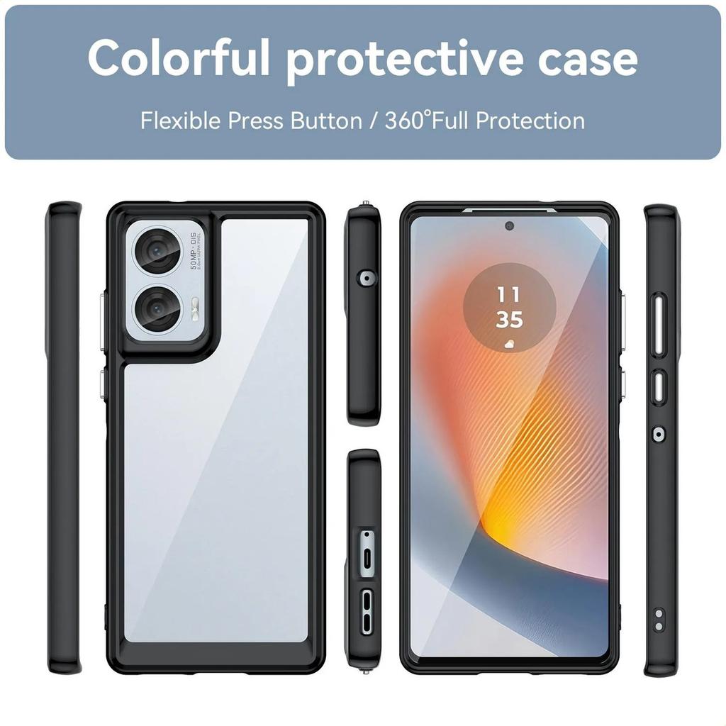Phone Case For Motorola Moto Edge 50 Fusion , Clear Transparent Phone Case Cover For Motorola Moto Edge 50 Fusion