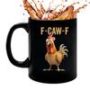 Funny Chicken Coffee Mugs Ceramic Farmhouse Themed Mug Cartoon  Animal Tea Cup Breakfast Milk Mug  Birthday Gift