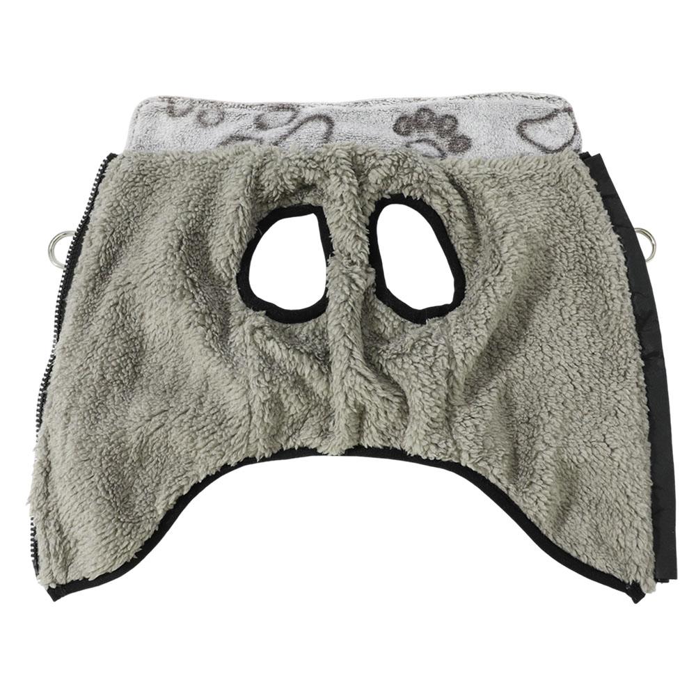 Winter Puppy Jacket Soft Fleece Dog Clothes Cute Paw Print Pets Warm Coat with D-Ring for Small Mediun Dogs Chihuahua Pug Pet Supplies