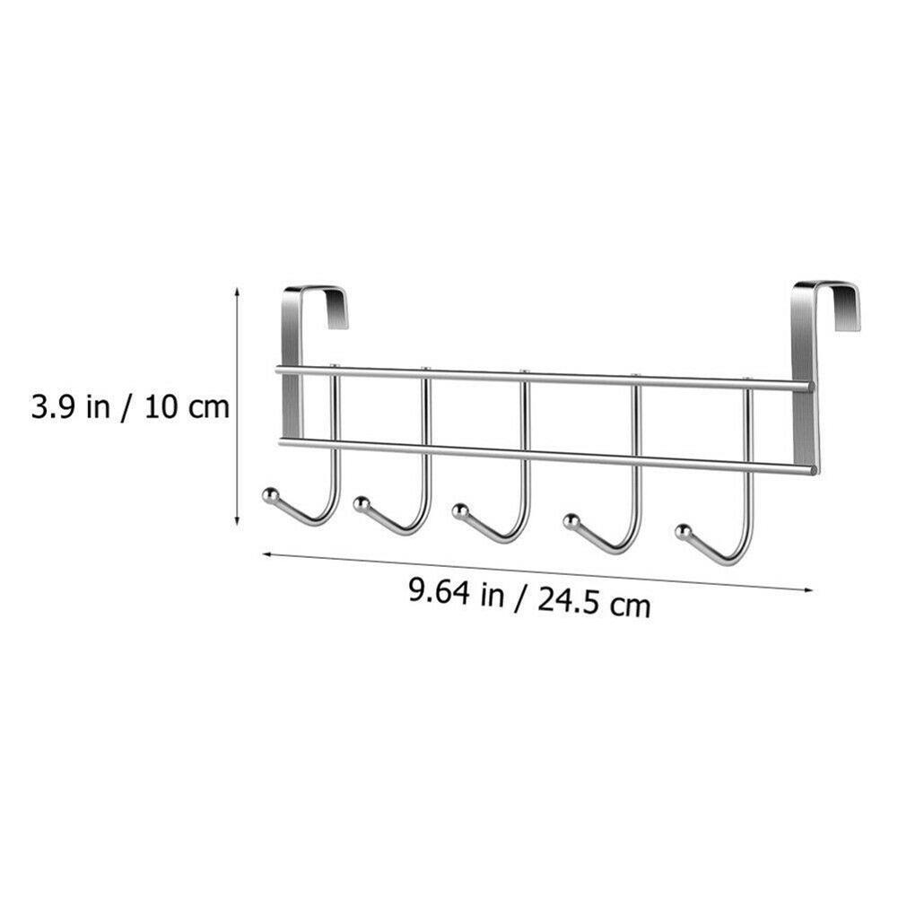 Абсолютно новые крючки для гаражных ворот ванной комнаты, серебристые