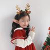 Deer Horn Funny Sequins Women Hair Hoops Elk Antler Christmas Headbands Korean Style Hairbands