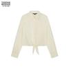 Teenie Weenie Women's Summer 2026 Knot Design Long Sleeve Shirt