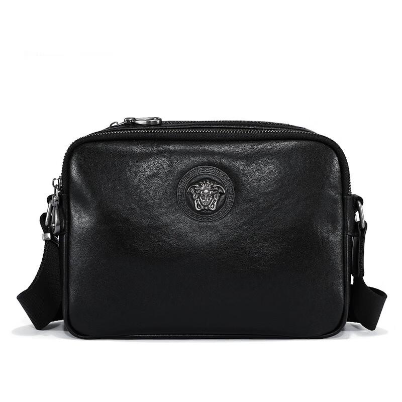 SCHWARZETIENNE Мужская кожаная сумка через плечо в стиле Business Casual