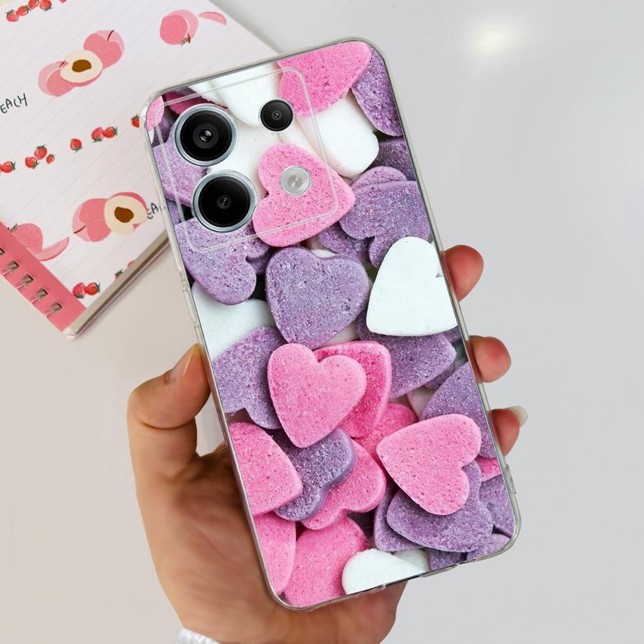 For Xiaomi Poco X6 Pro 5G Case New Fashion Painted Cover Clear Silicone Soft TPU Phone Case For Xiaomi Poco X6 Pro PocoX6 Bumper