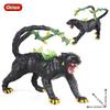 Oenux Original Savage Dinosaurs Myth Dragon Animals Model Fire Bull Octopus Monster Crab Action Figures Kids Collection Toy Gift