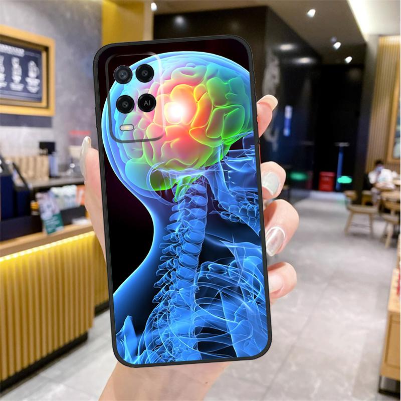 Медицинский Человеческий Орган Мозг Чехол Для Oppo A80 A40 A60 A18 A38 A58 A78 A98 A96 A76 A16 A94 A74 A54 A15 A17 A57 A77 A5 Pro