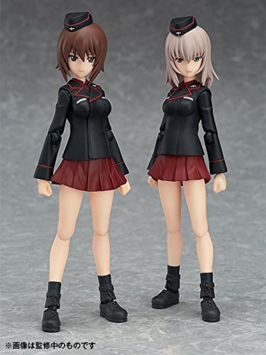 Figma Girls Panzer the Movie Maho Nishizumi Erika Itsumi Set окрашенная подвижная фигурка & & немасштабируемая ABS&PVC