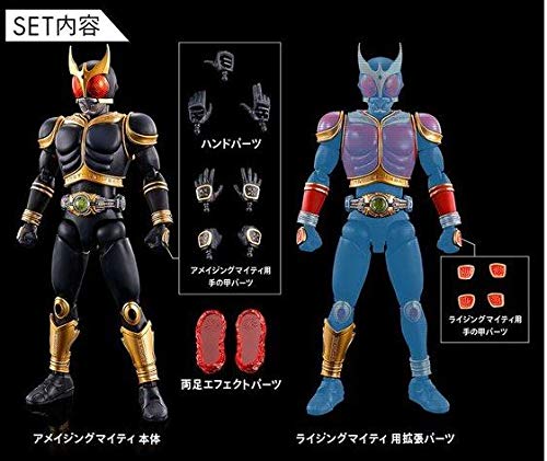 Bandai Hobby Kamen Rider Kamen Rider Kuuga Amazing Mighty & Rising Mighty Parts Set Bandai Spirits Figure Rise Standard Model Kit