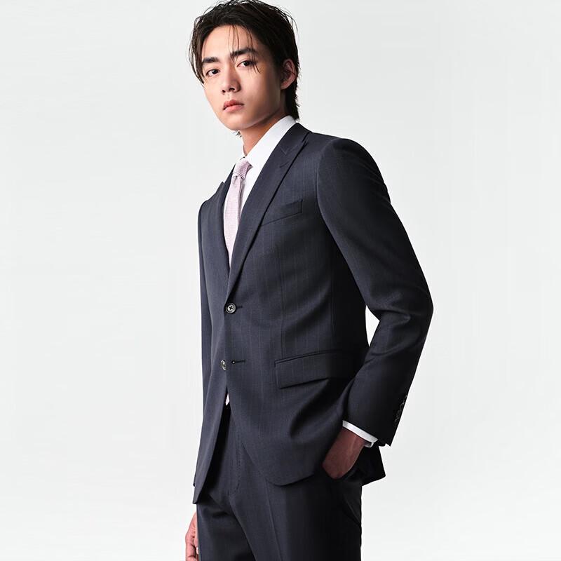 Мужской полосатый деловой пиджак Baoxiniao