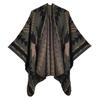 DX Thickened Ethnic Style Women's Shawl Autumn and Winter Retro Indian Style Warm Split Cloak Jacket Amazon Wholesale