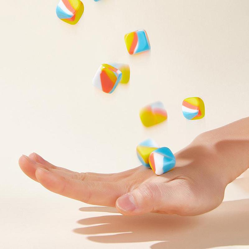 10 шт. корейская традиционная игра Gonggi Jack Stone Pebbles Set Exercise Colorful Funtress Recessing Toy