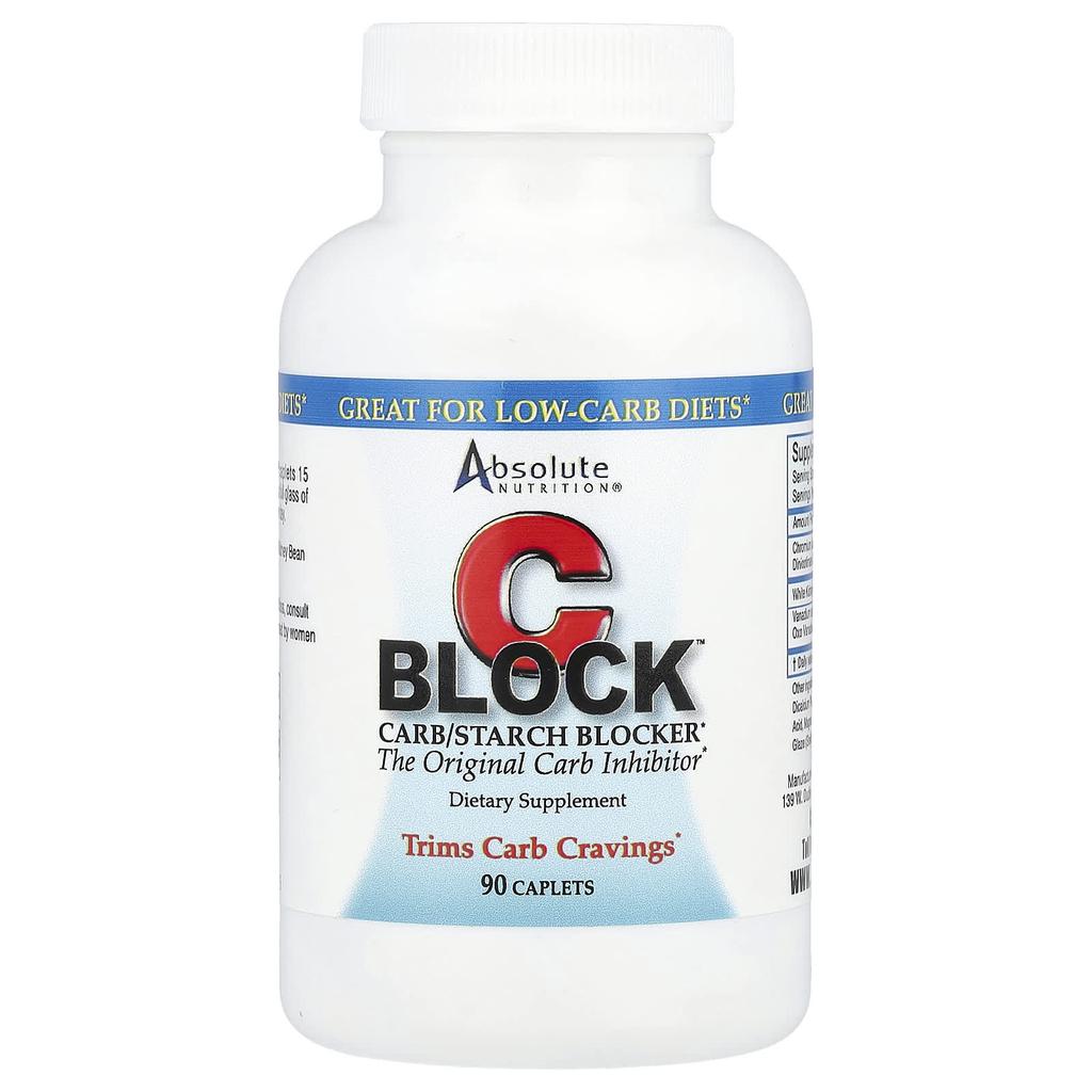 Cblock™, Carbohydrate/Starch Blocker, 90 Tablets