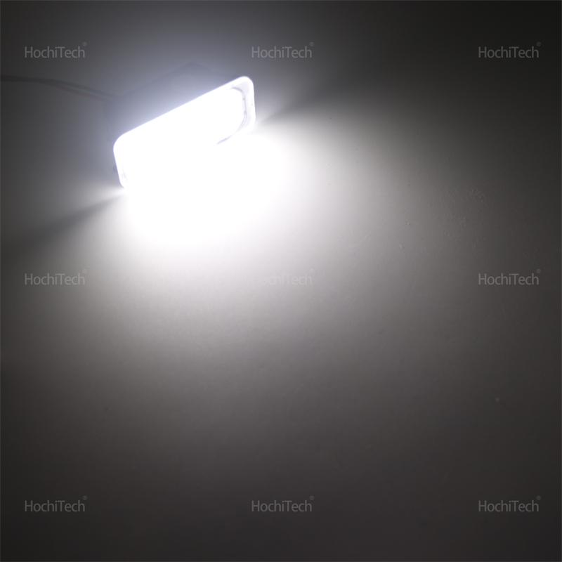 For Ford S-MAX C-MAX Focus MK2 MK3 2x Car Rear LED SMD License Number Plate Light Lamp Kuga Fiesta Mondeo