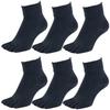 Asuka Loose Half Sizes 6 Pairs Five-Toe Socks, Fit, 100% Cotton, Length, Women's, 23-25cm,