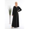 Side Tie Prayer Dress Black Color