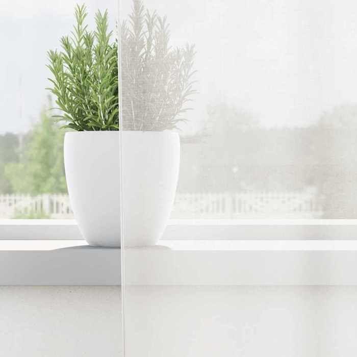 VidaXL Sheer Curtains with Loops 2 Pcs White 140x245 Cm, Net Curtain, Transparent Curtain, Window Voile, 4102334