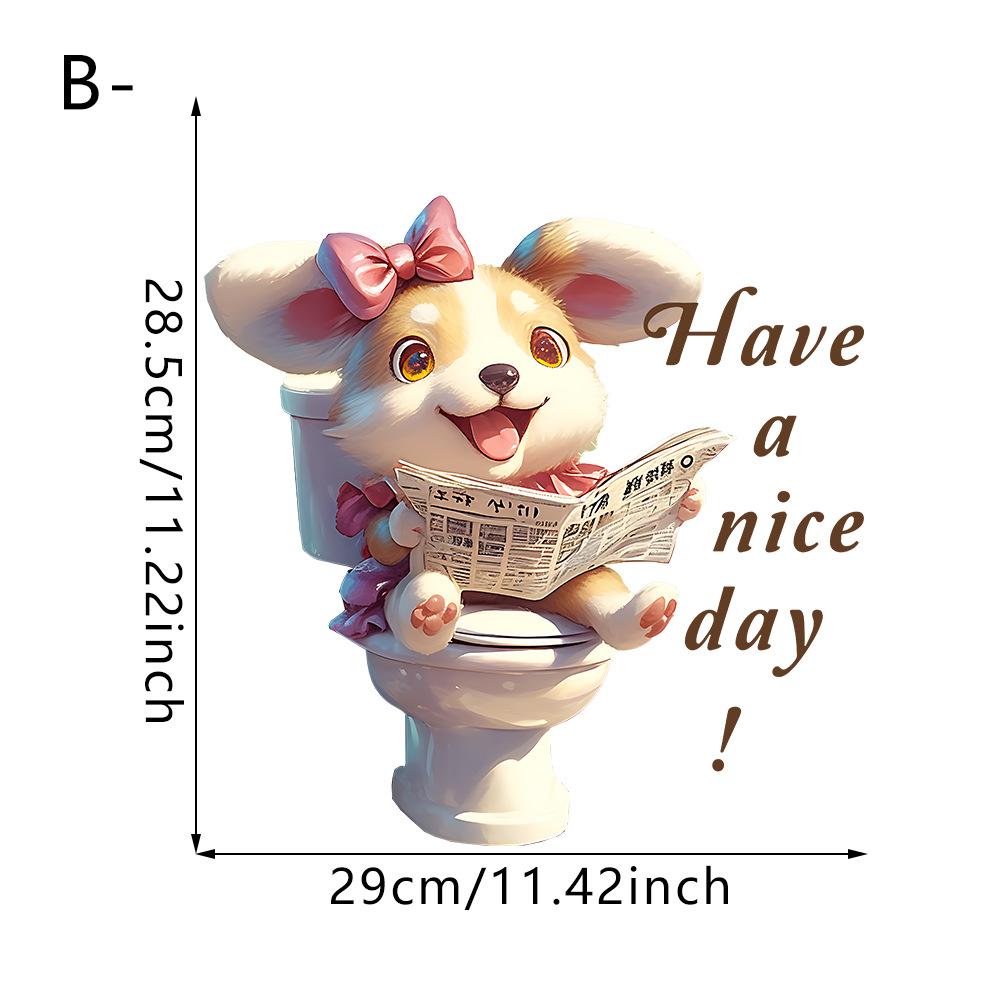 1 шт. Забавные наклейки на сиденье унитаза из ПВХ с животными Обезьяна Зебра Жираф Декали Водонепроницаемый Декор для стен ванной комнаты и двери Креативные съемные наклейки