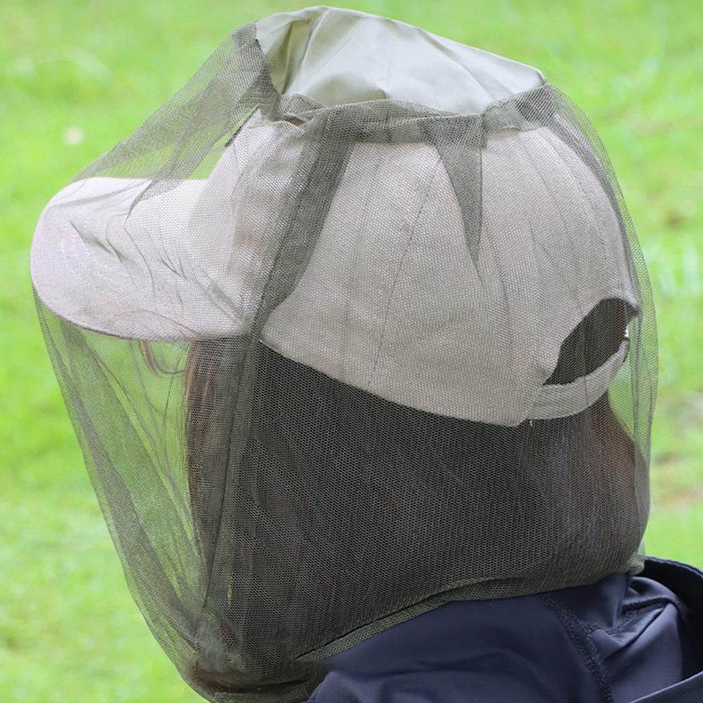 1/2 PCS Face Head Protector Midge Head Net Bug Mesh Head Net Midge Net Hat Head Cover for Outdoor Hiking Camping Walking Fishing