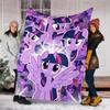 1pc My Little Pony5 Theme Blanket - Digital Print, Polyester, Cozy for All Seasons, Perfect for Outdoor, Camping, and Travel