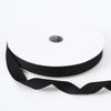 Лента с нитью Черно-белая Отбеленная Полиэстеровая Репсовая лента Однотонная Репсовая лента Аксессуары для одежды Тесьма