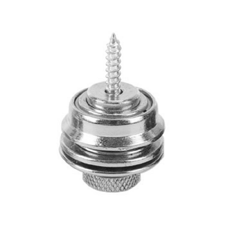 Guitar Strap Lock Button End Pins Security Straplock for Acoustic, Ukulele, Basses, Banjos Easy to Install