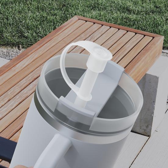 4 шт., набор силиконовых соломенных чехлов для стаканов на 20 унций, 30 унций, 40 унций, легко чистящиеся, милые прочные соломенные шляпы-топперы