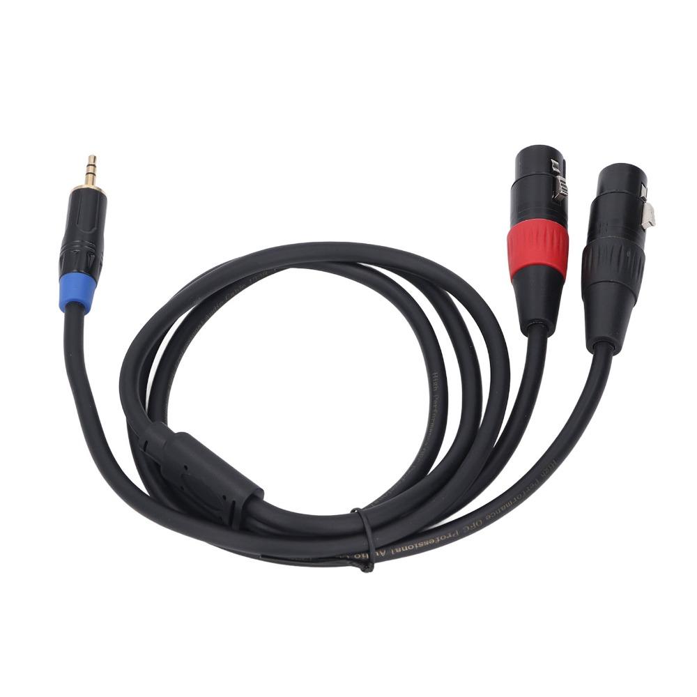 Flexible Audio Adapter Cable Plug and Play Microphone Connector Cable for Mixer CD Player