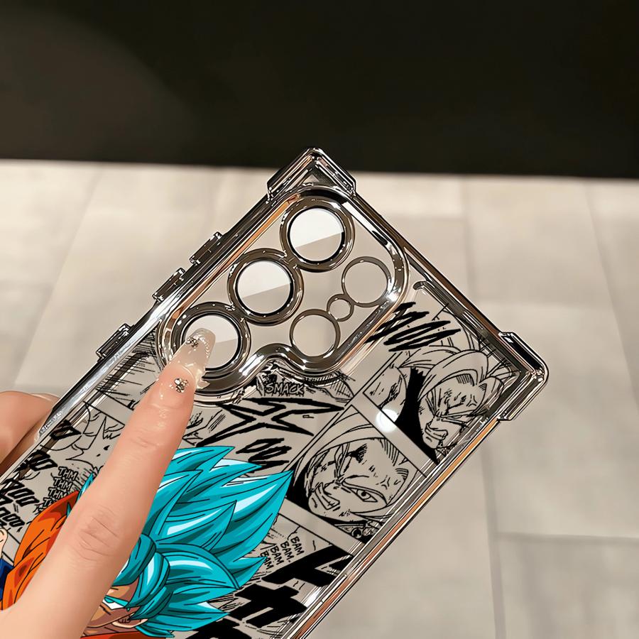 Чехол для телефона с мягкой обложкой Dragon Ball для Samsung Galaxy S21 Plus S24 S23 S20 FE S22 Ultra S25 Edge