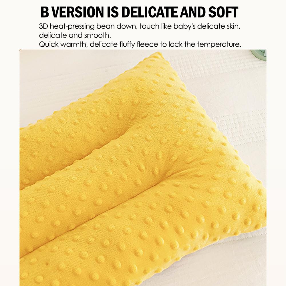 Soft Gauze Baby Pillow Comfortable Doudou Velvet Pillow For Newborns Baby Sleep Headrest Breathable Infant Kids Pillow