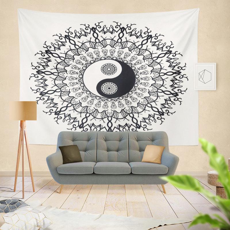 Mandala Tapestry Bedroom Decoration Painting Room Background Wall Cloth Bedhead Hanging Cloth
